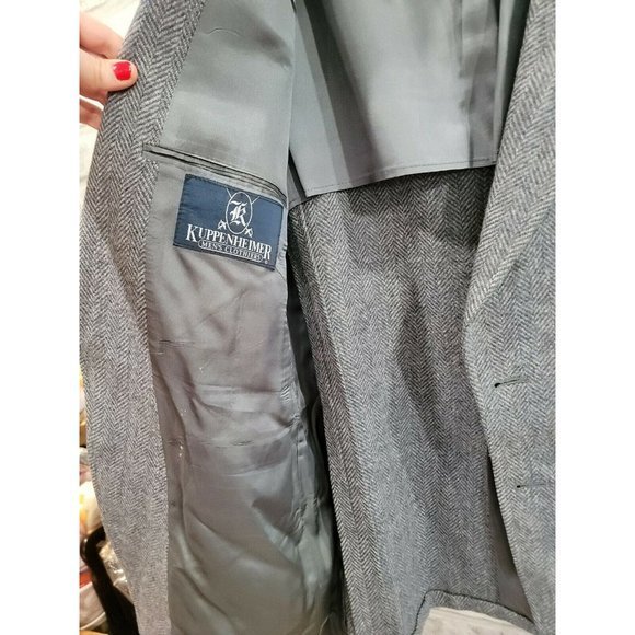 Lot of 4 Men Suit Jackets Blazers Andhurst Kuppenhelmer Kingsridge Hagger Wool - Picture 12 of 12